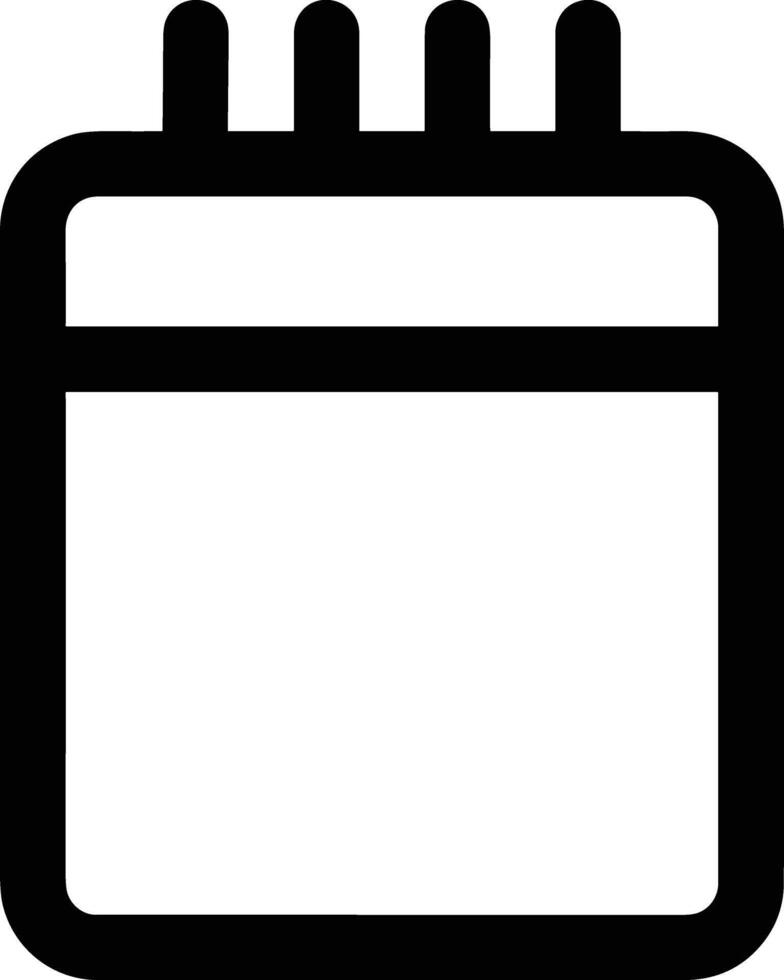 Calendar Icon symbol vector image