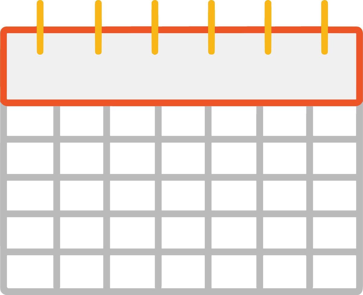 Calendar Icon symbol vector image
