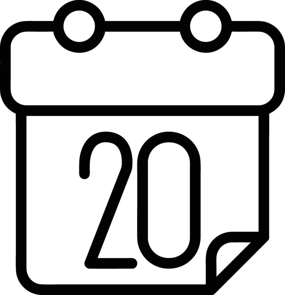 Calendar Icon symbol vector image