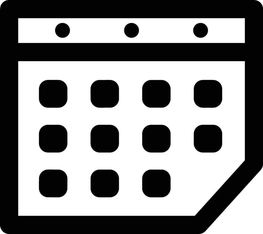 Calendar Icon symbol vector image