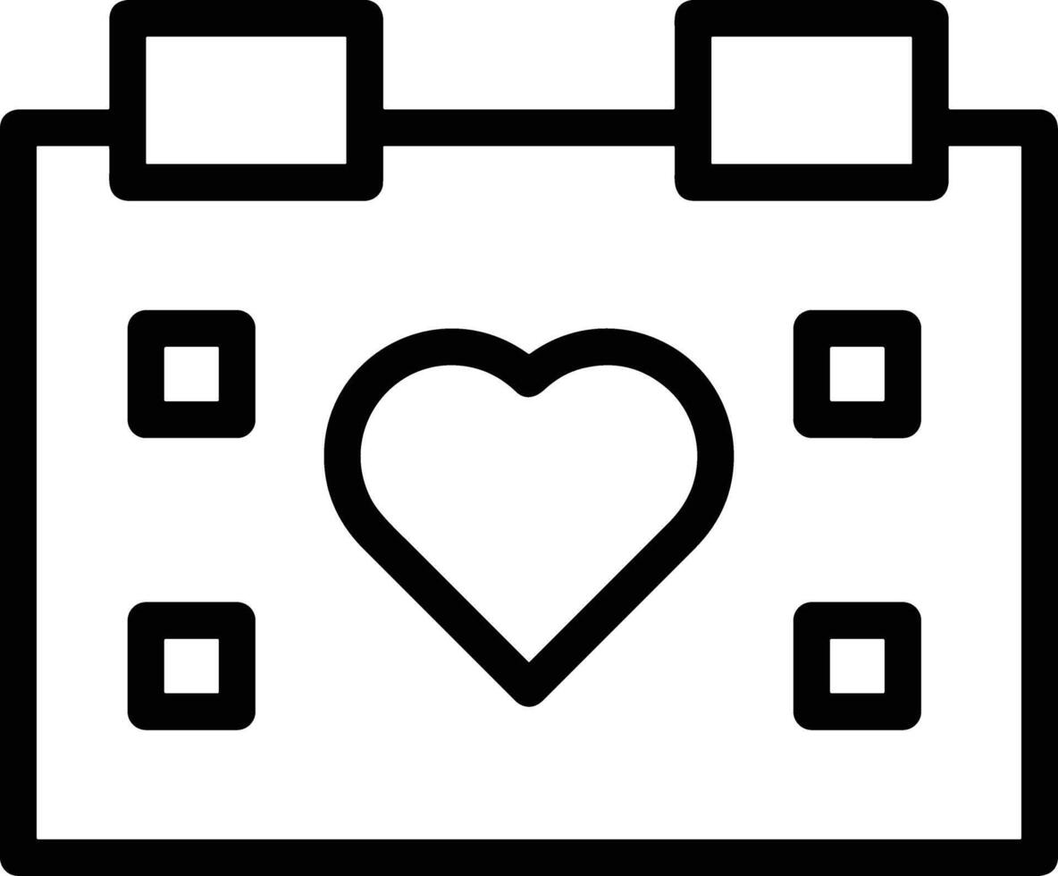 Calendar Icon symbol vector image