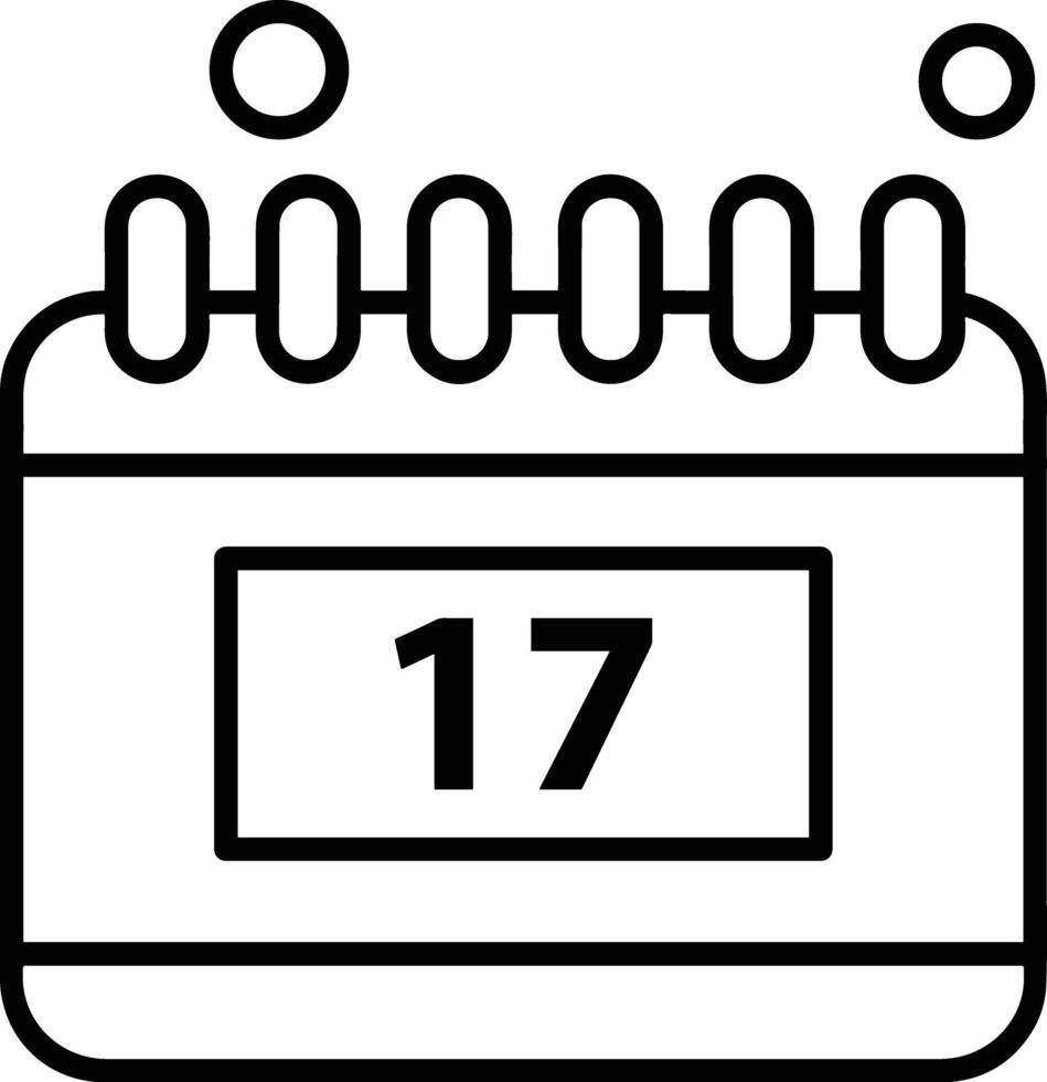 Calendar Icon symbol vector image