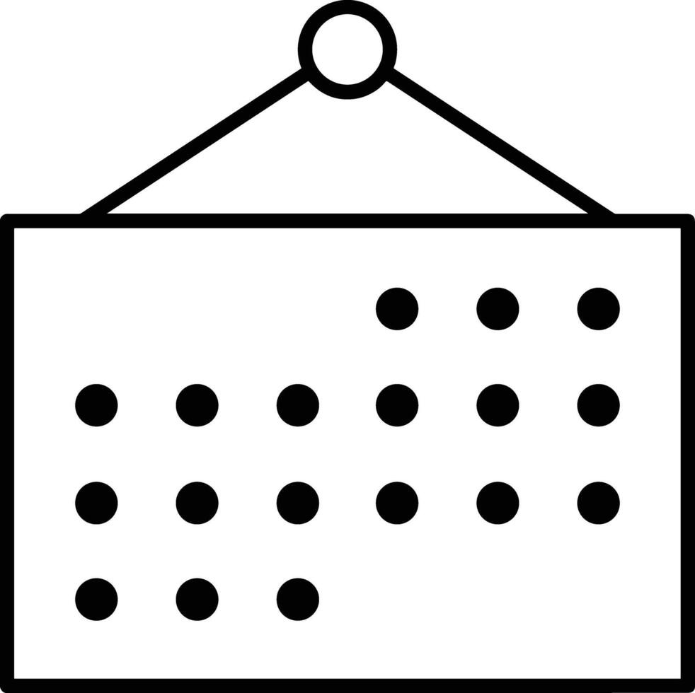 Calendar Icon symbol vector image