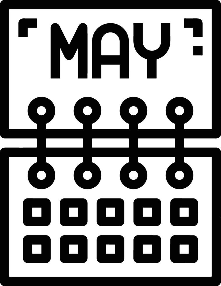 Calendar Icon symbol vector image