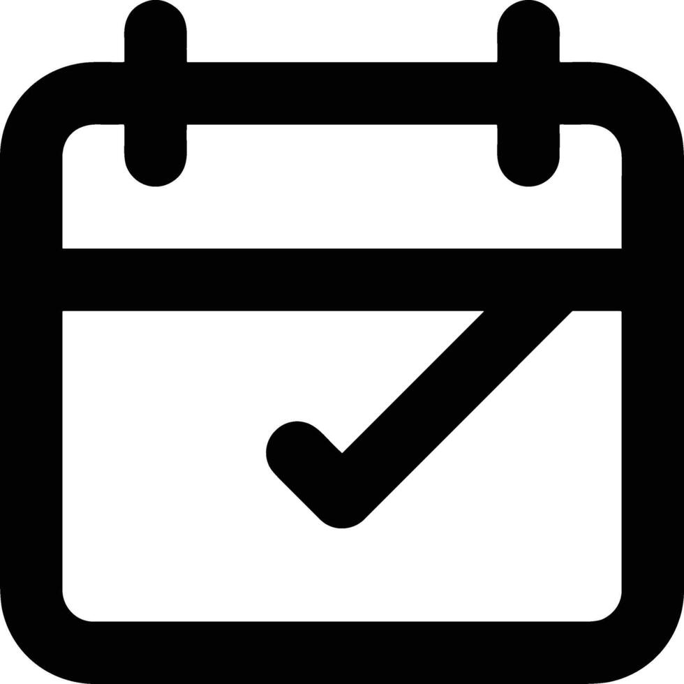 Calendar Icon symbol vector image