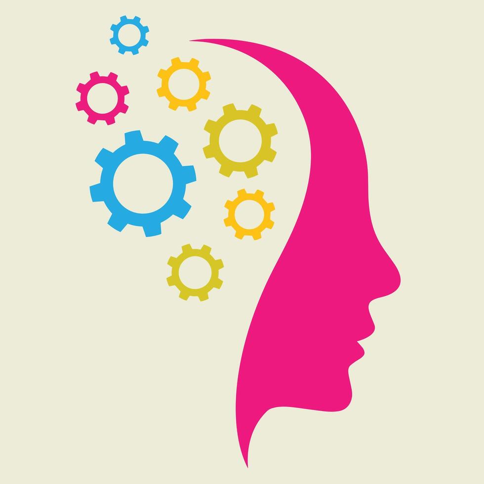 Creative Mind Logo Icon Vector Design