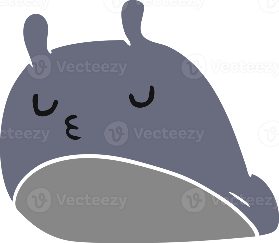 cartoon kawaii fat cute slug png