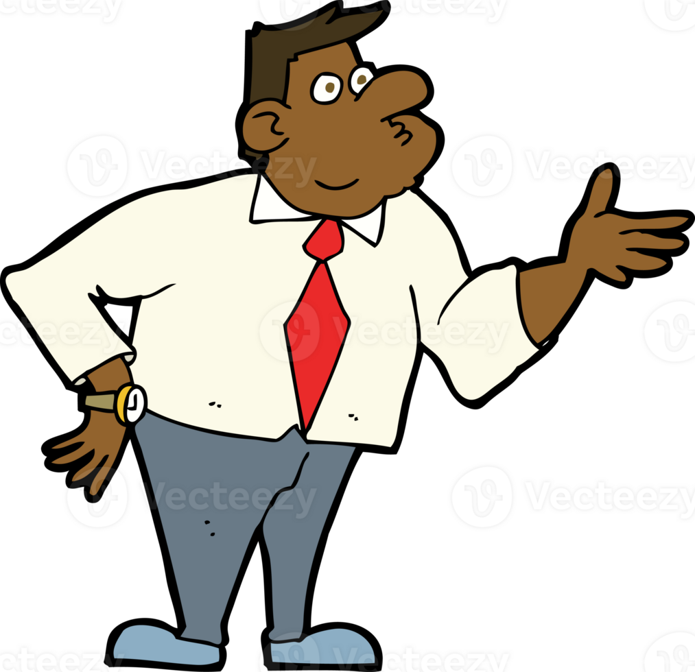 cartoon businessman asking question png