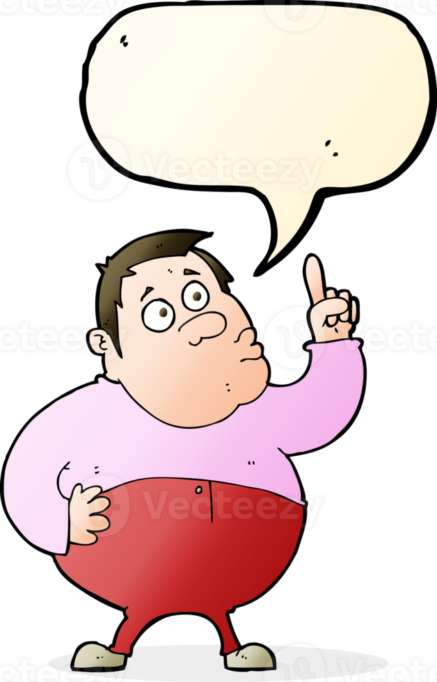 cartoon man asking question with speech bubble png