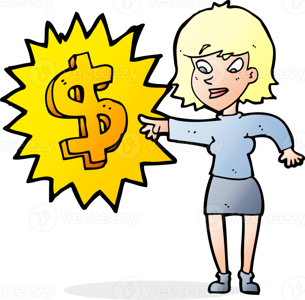 making money cartoon 42550466 PNG