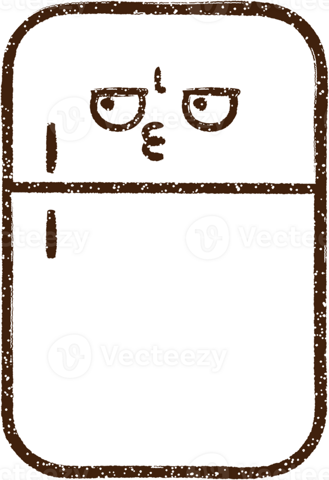 Refrigerator Charcoal Drawing png