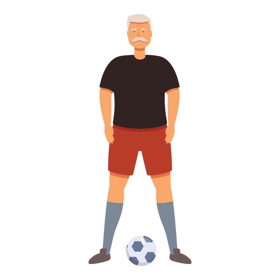 fútbol jugador icono dibujos animados vector. felicidad al aire libre deporte vector