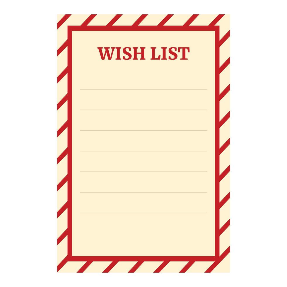 Ribbon red wish list icon cartoon vector. Web design vector