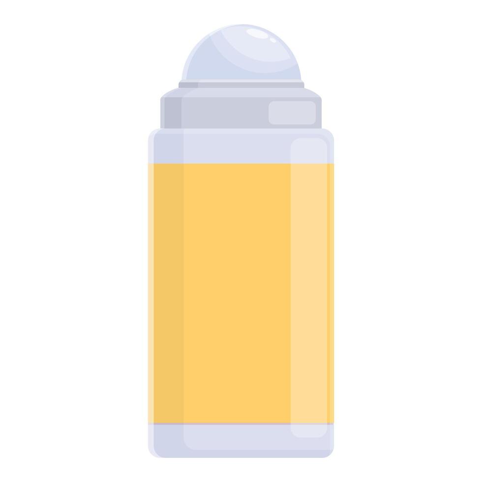 Deodorant care glass icon cartoon vector. Cosmetic bottle vector