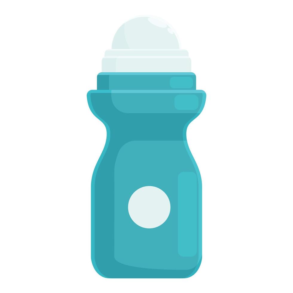 Natural roll on deodorant icon cartoon vector. Cream treatment vector