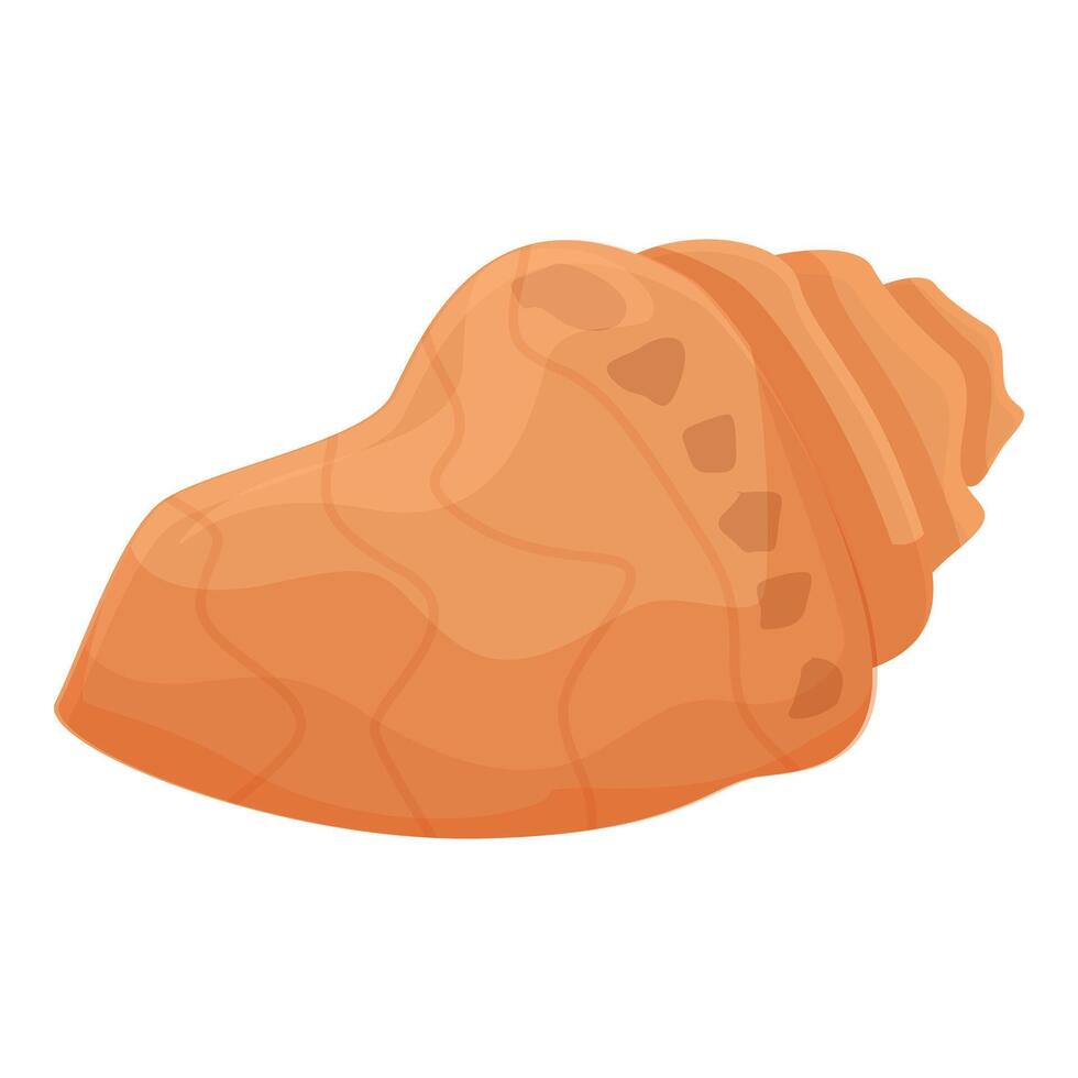 Ocean conch icon cartoon vector. Sea shell vector