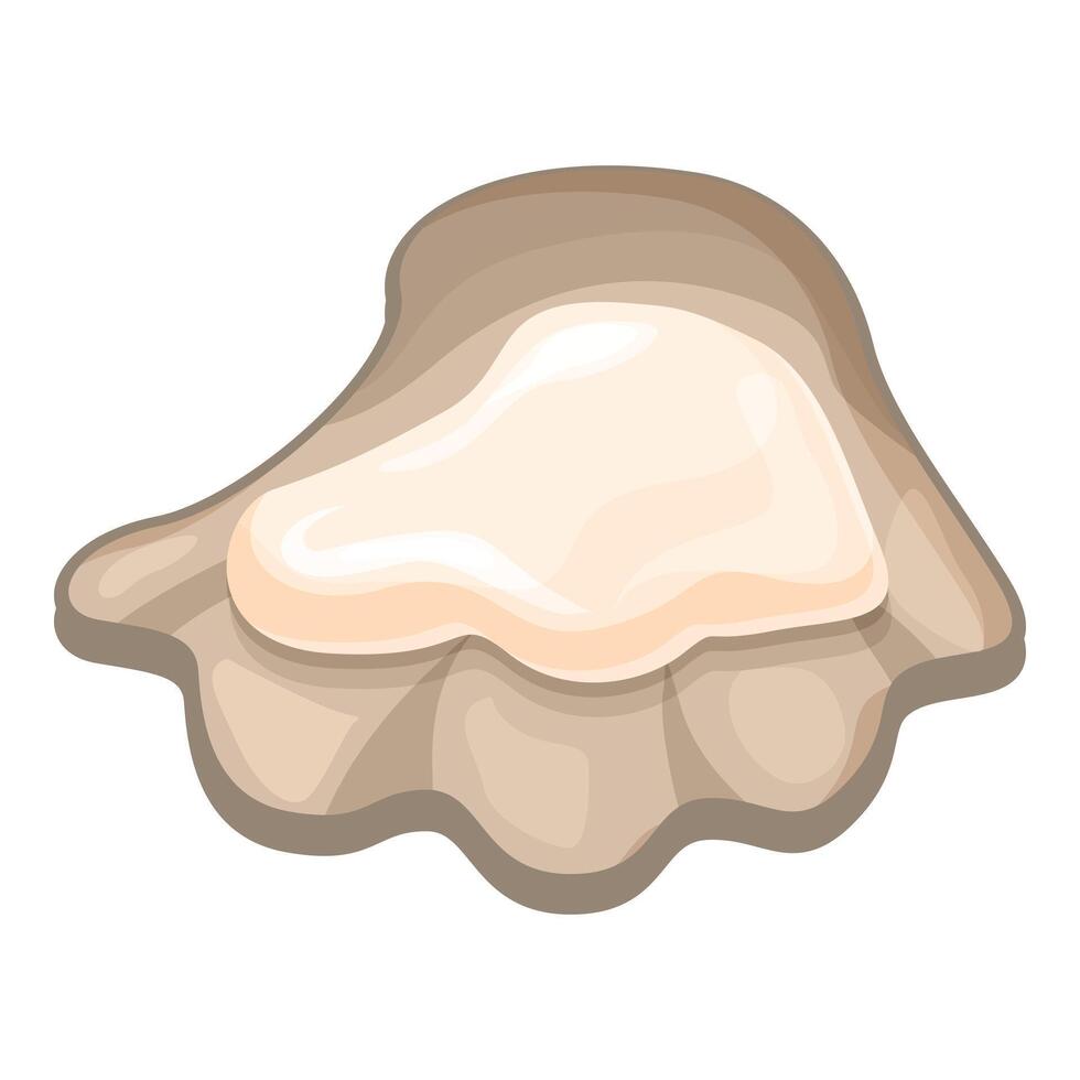 Oysters icon cartoon vector. Sea food nature vector