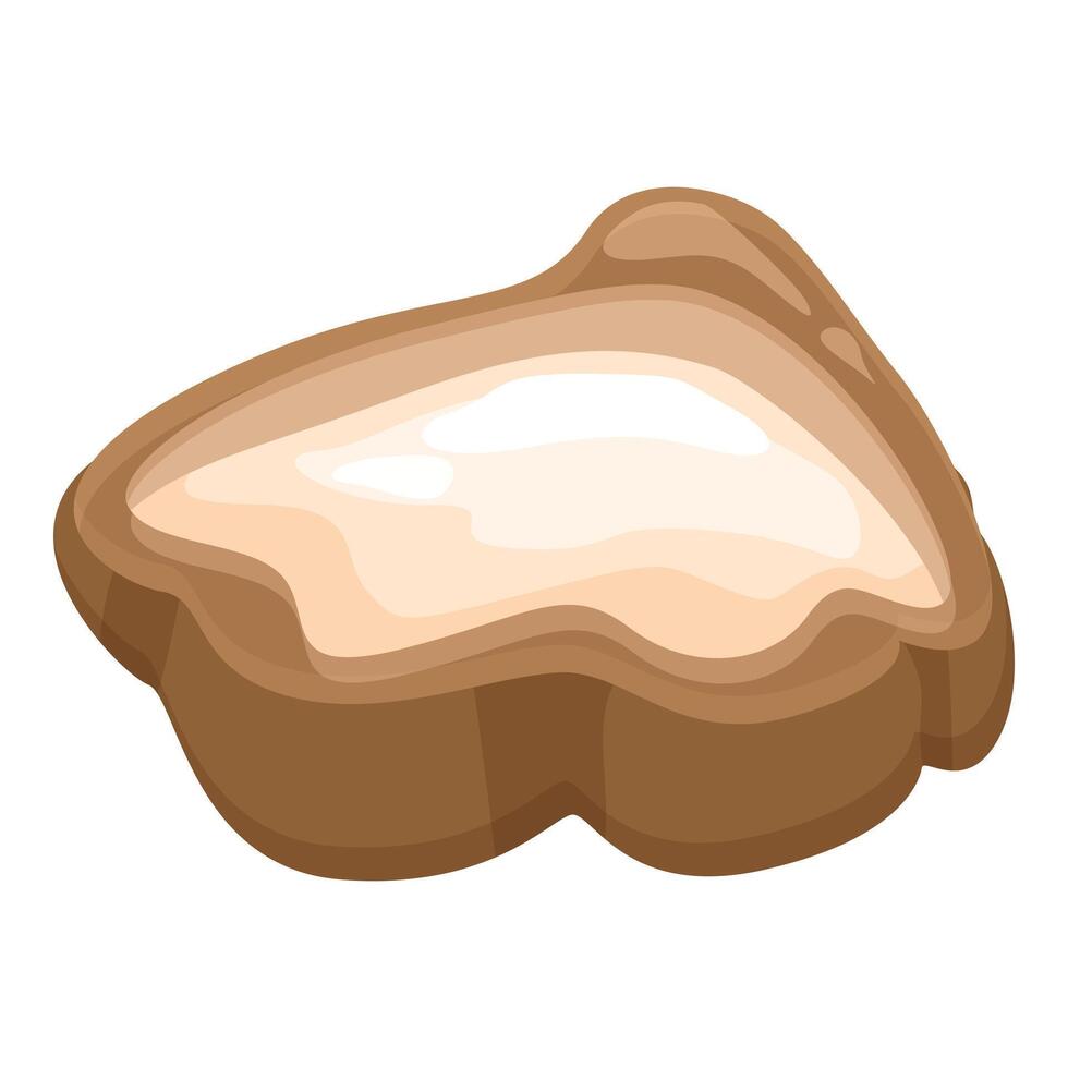 Fresh oysters icon cartoon vector. Restaurant food cook vector