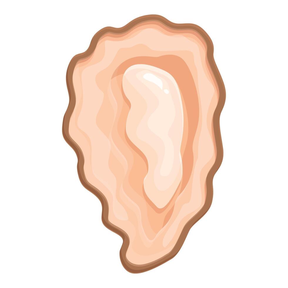 Oysters marine icon cartoon vector. Sea food delicacy vector