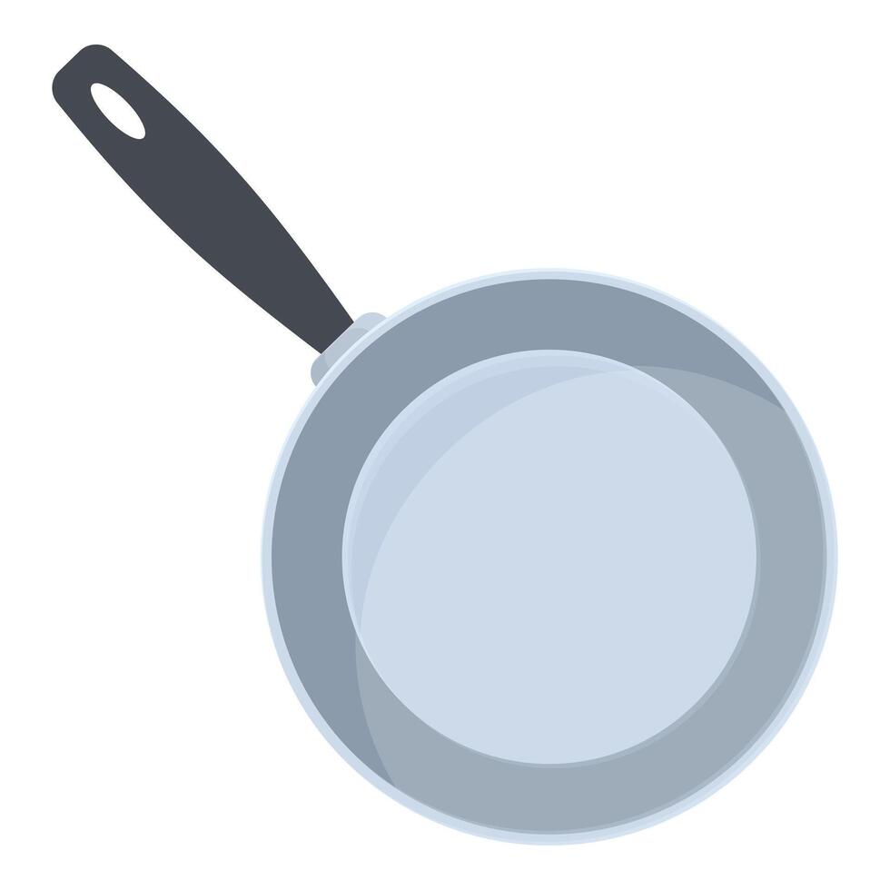 Handle frying pan icon cartoon vector. Home modern utensil vector
