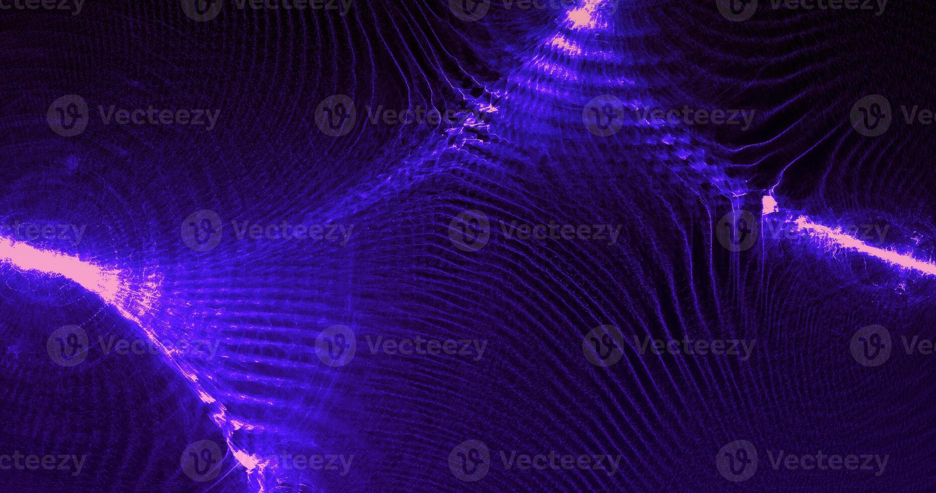 Blue Abstract Lines Curves Particles Background photo