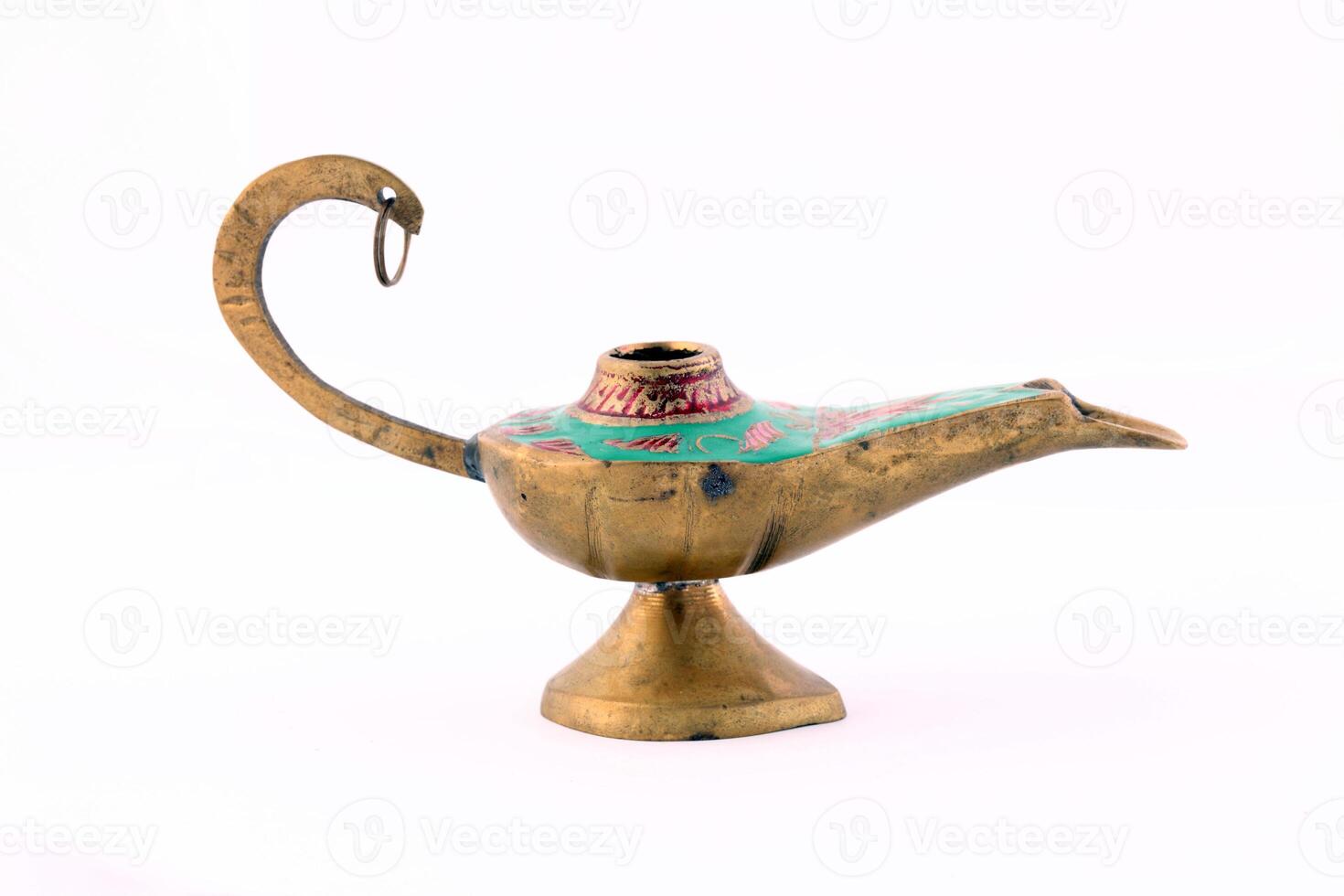 Closeup of old middle eastern style lamp photo