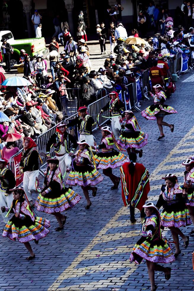 Cusco, Peru, 2015 - Inti Raymi Celebration South America Parade photo