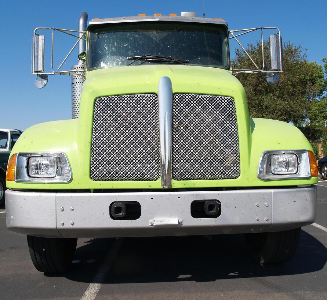 Carmichael, CA, 2006 - Bug smeared front of truck in parking lot photo