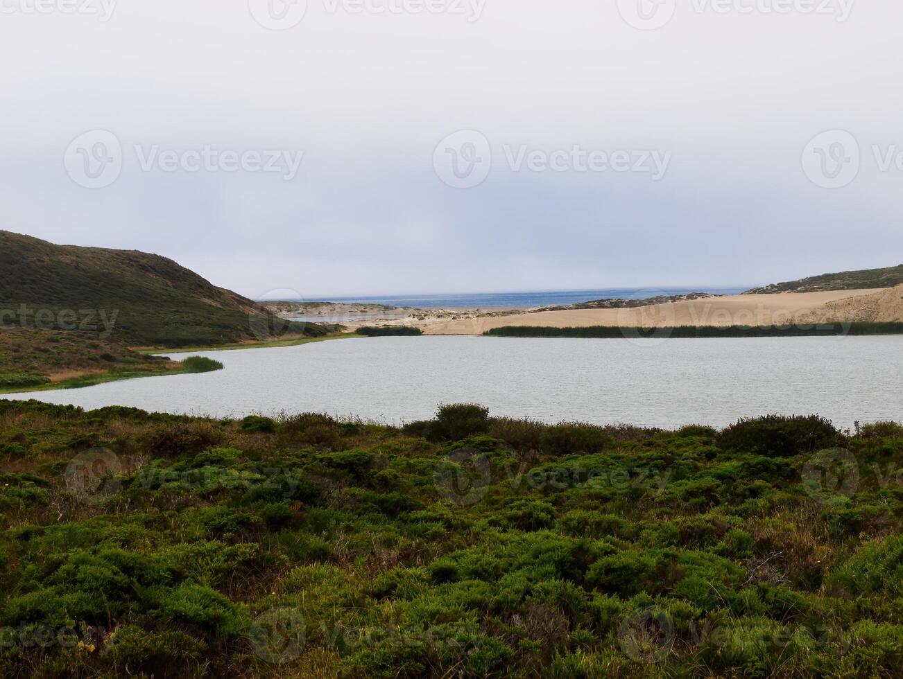 Point Reyes National Seashore Calfironia Lagoon And Ocean photo