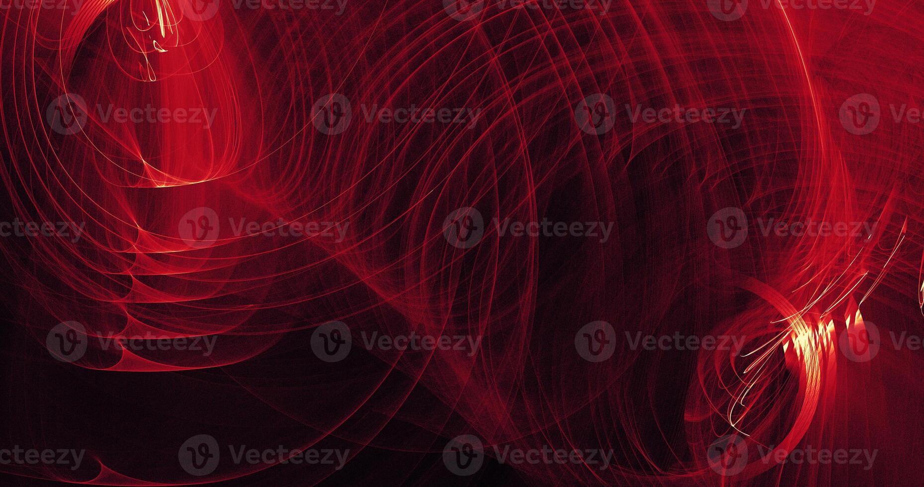 Red And Yellow Abstract Lines Curves Particles Background photo