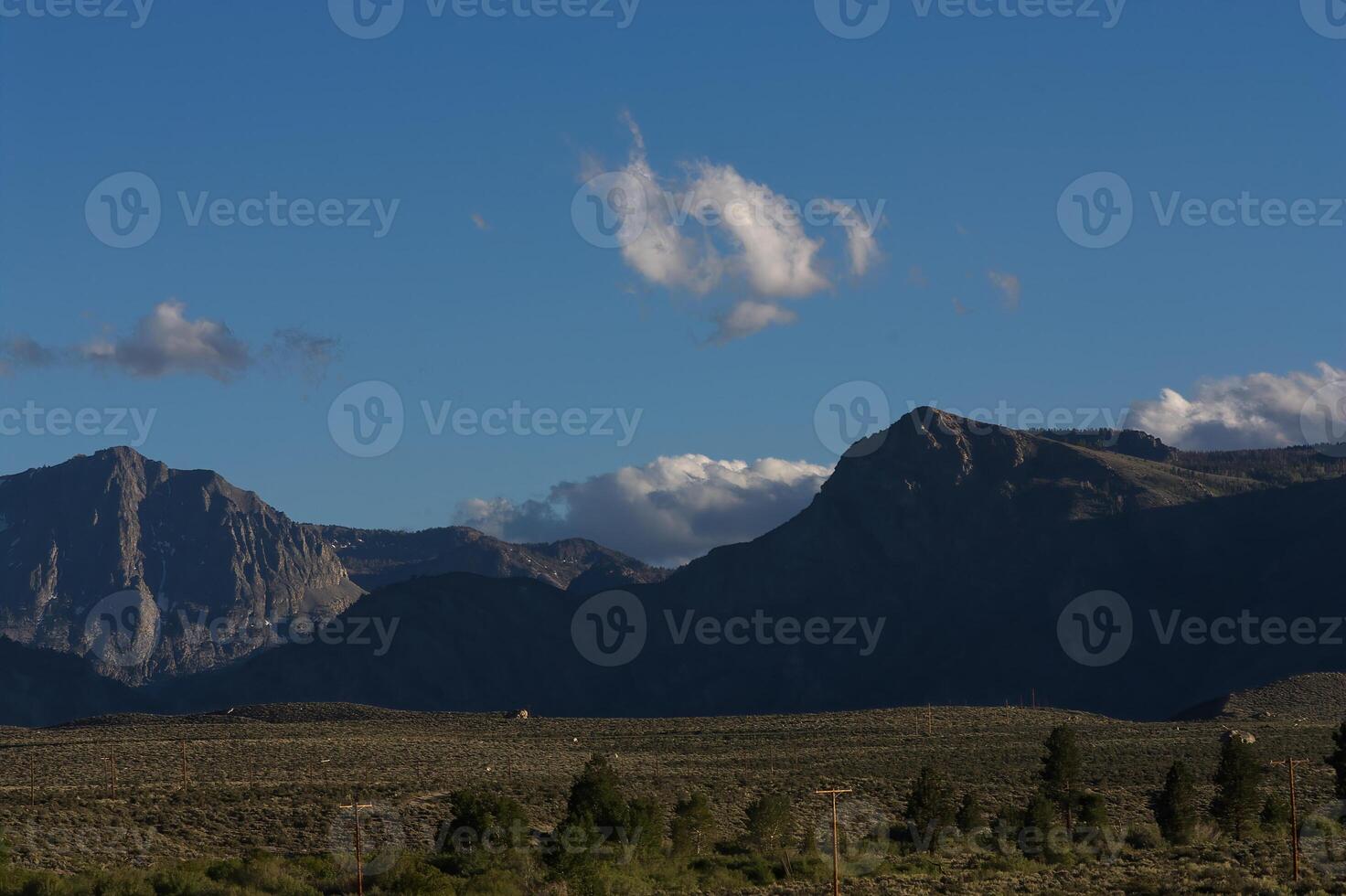 rural paisaje oriental California cerca mono lago foto