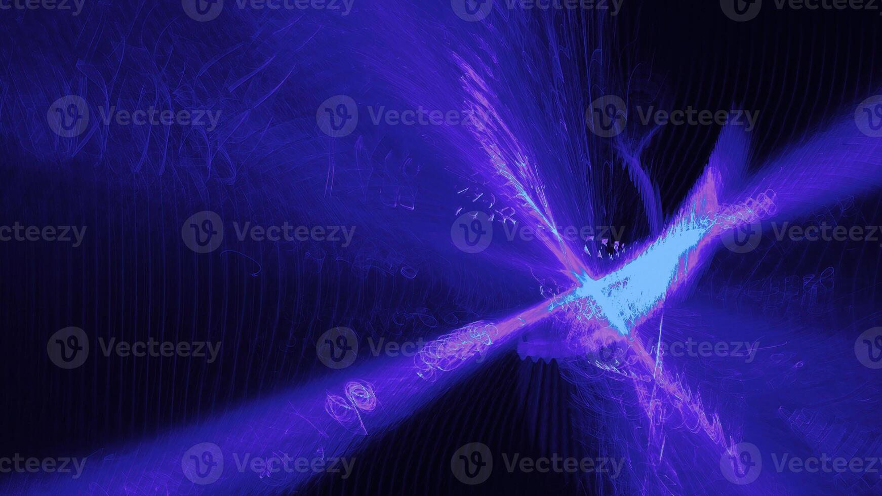 Abstract Patterns On Dark Background With Blue And Purple Lines photo