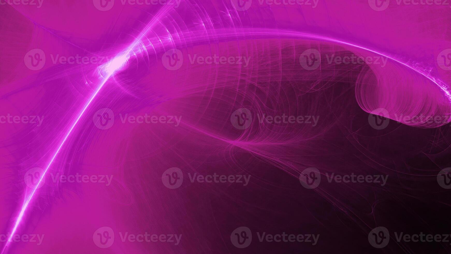 Abstract Design In Purple And Pink Lines On Dark Background photo