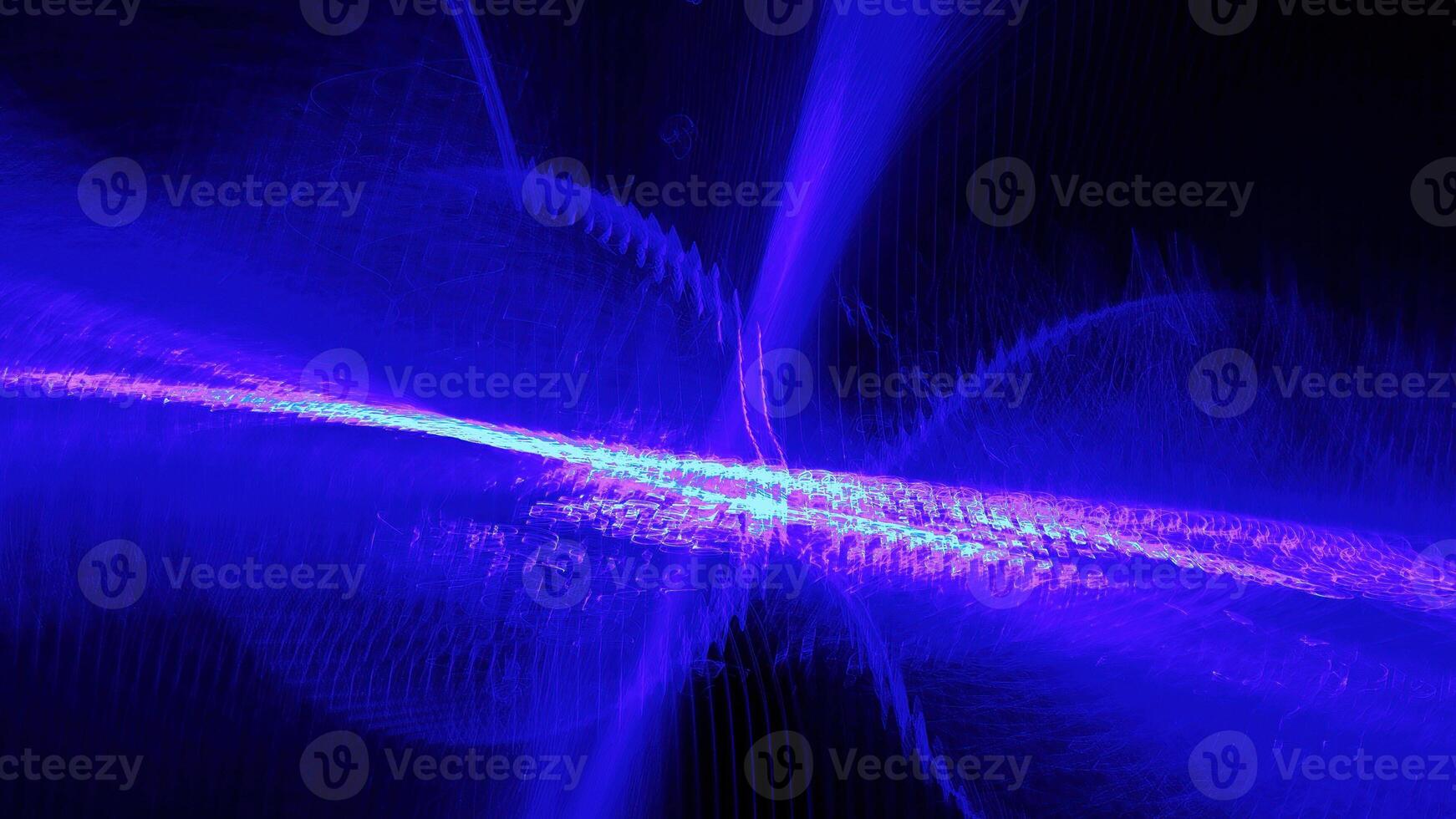 Abstract Patterns On Dark Background With Blue And Purple Lines photo