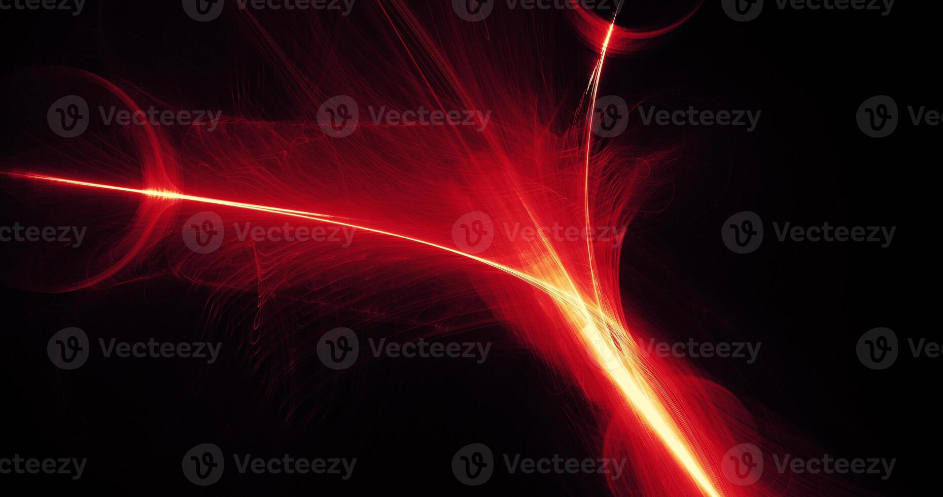 Red And Yellow Abstract Lines Curves Particles Background photo