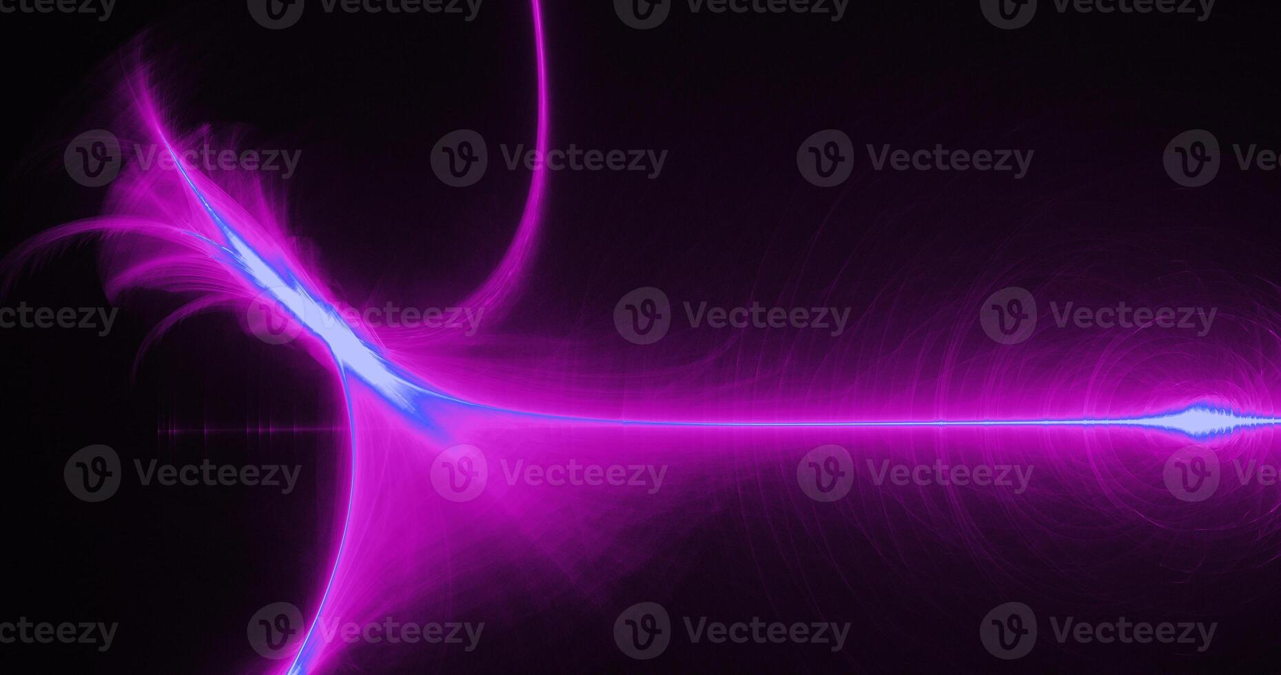 Purple And Blue Abstract Lines Curves Particles Background photo