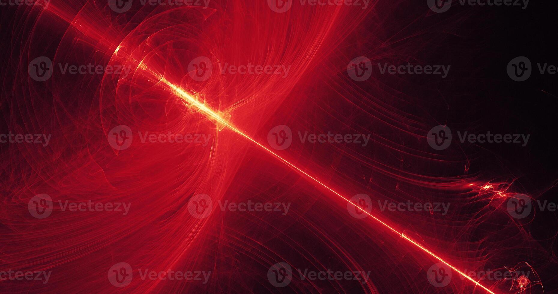 Red And Yellow Abstract Lines Curves Particles Background photo