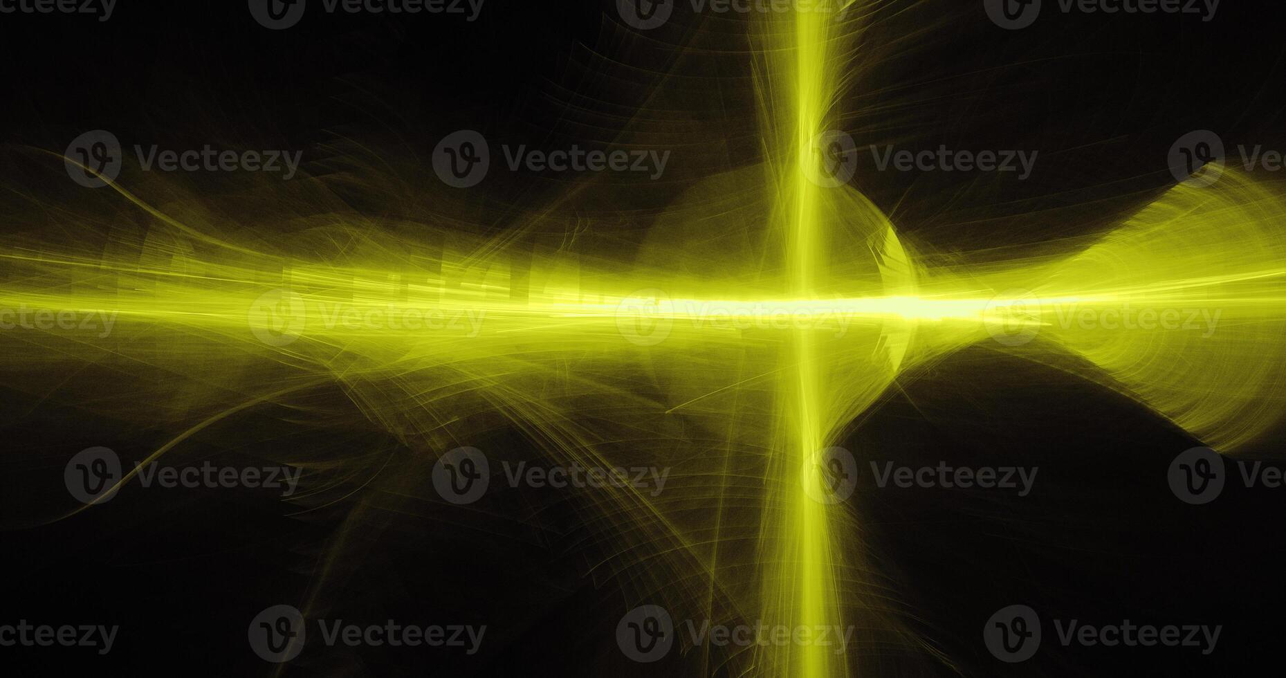 Yellow Abstract Lines Curves Particles Background photo