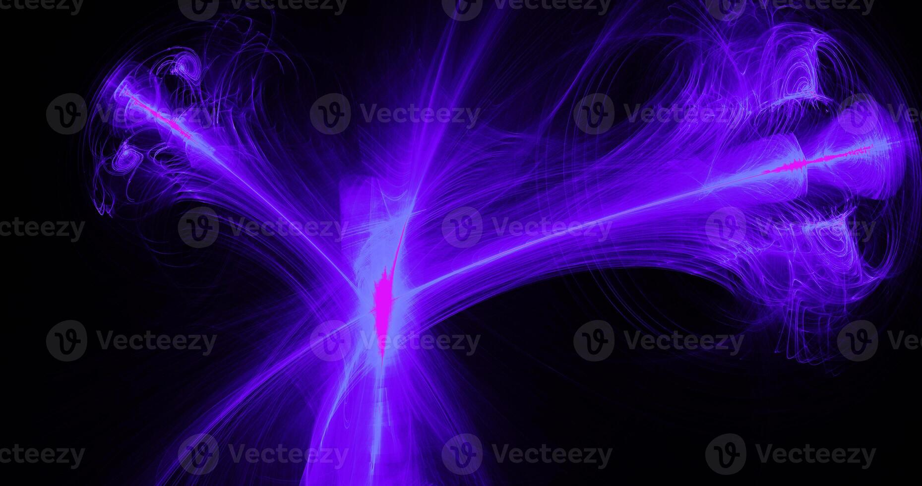 Purple Blue Pink Abstract Lines Curves Particles Background photo