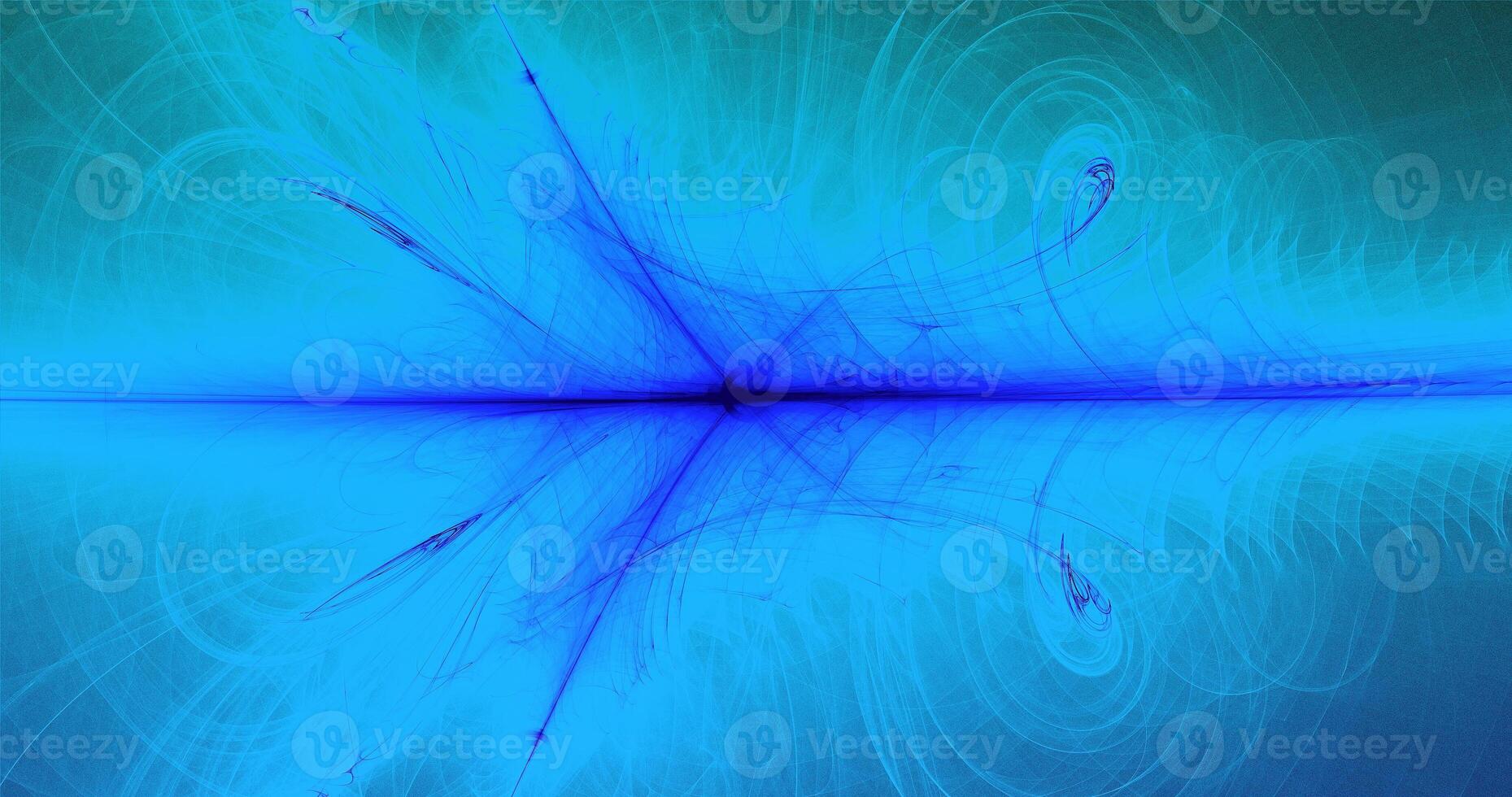 Abstract Background Lines Curves And Particles In Blues photo