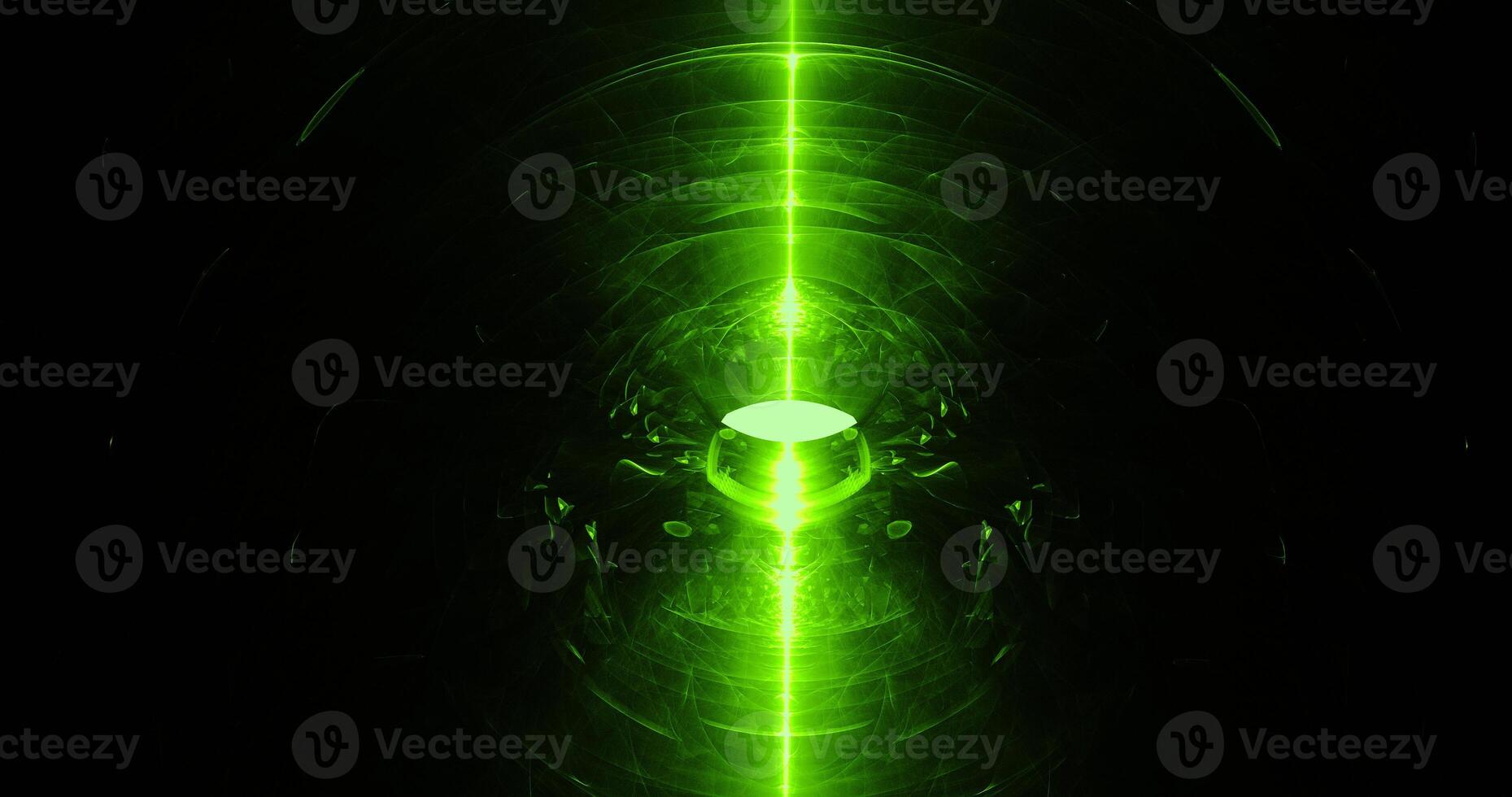 Green Abstract Lines Curves Particles Background photo