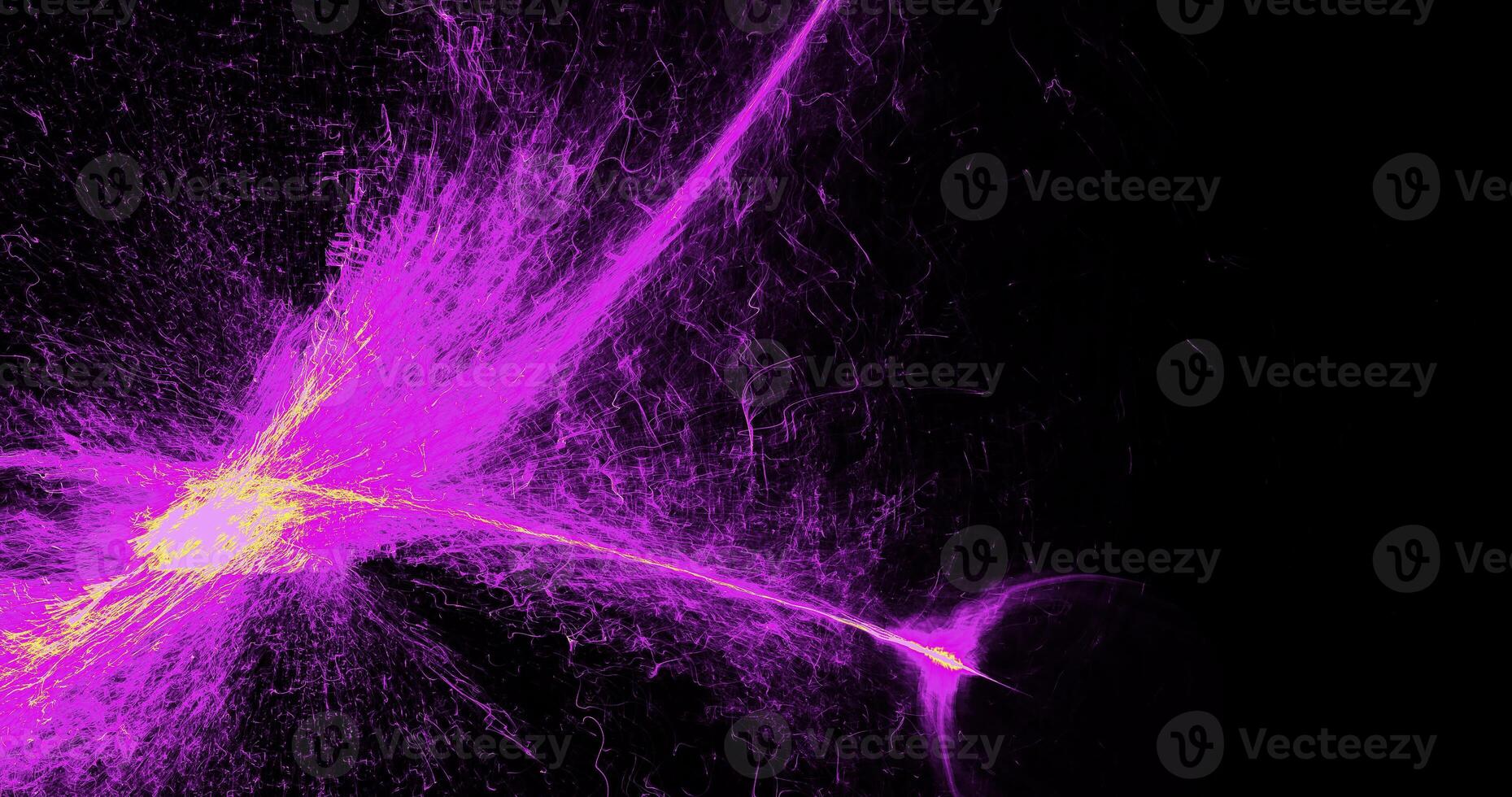 Abstract Design In Pink And Yellow On Dark Background photo