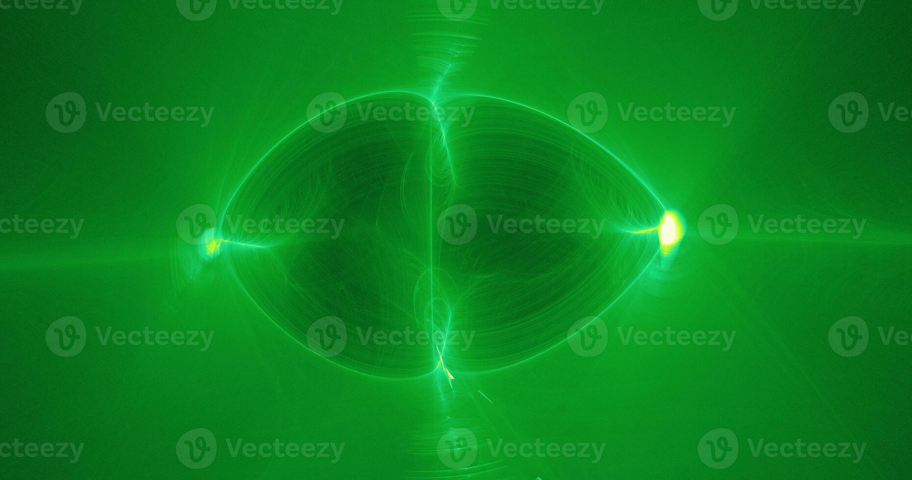 Green Abstract Lines Curves Particles Background photo