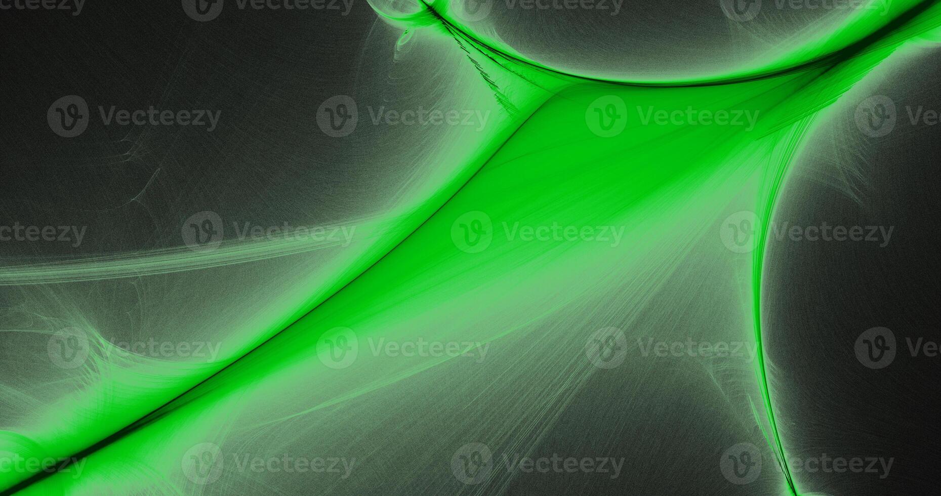 Green Abstract Lines Curves Particles Background photo