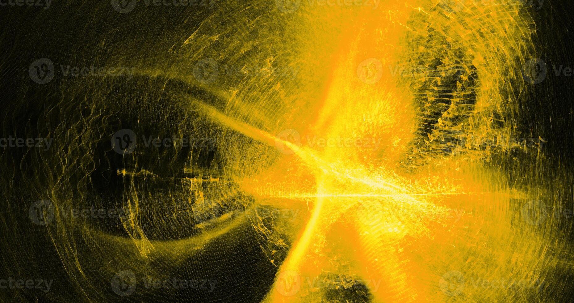 Yellow Abstract Lines Curves Particles Background photo