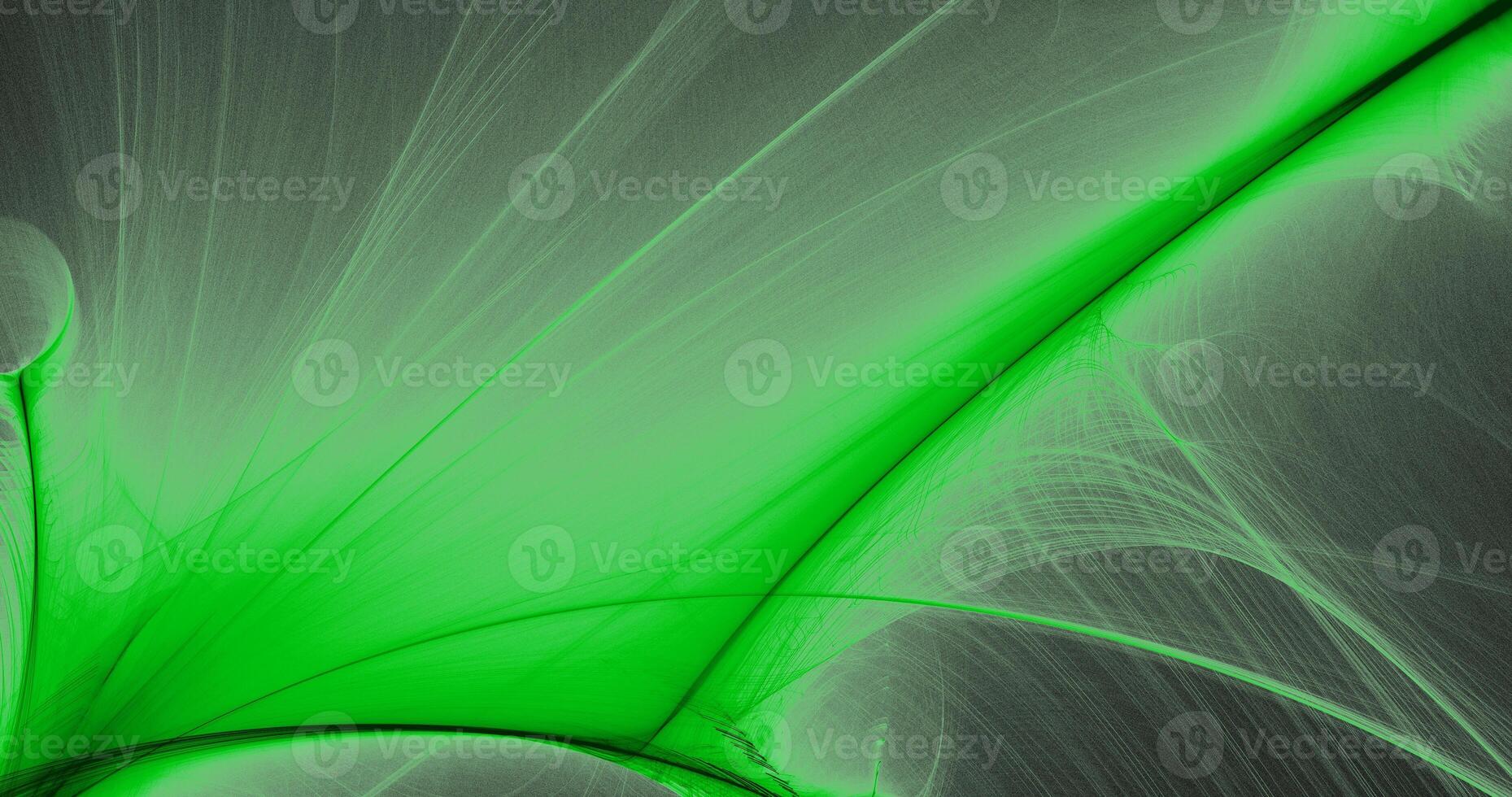 Green Abstract Lines Curves Particles Background photo