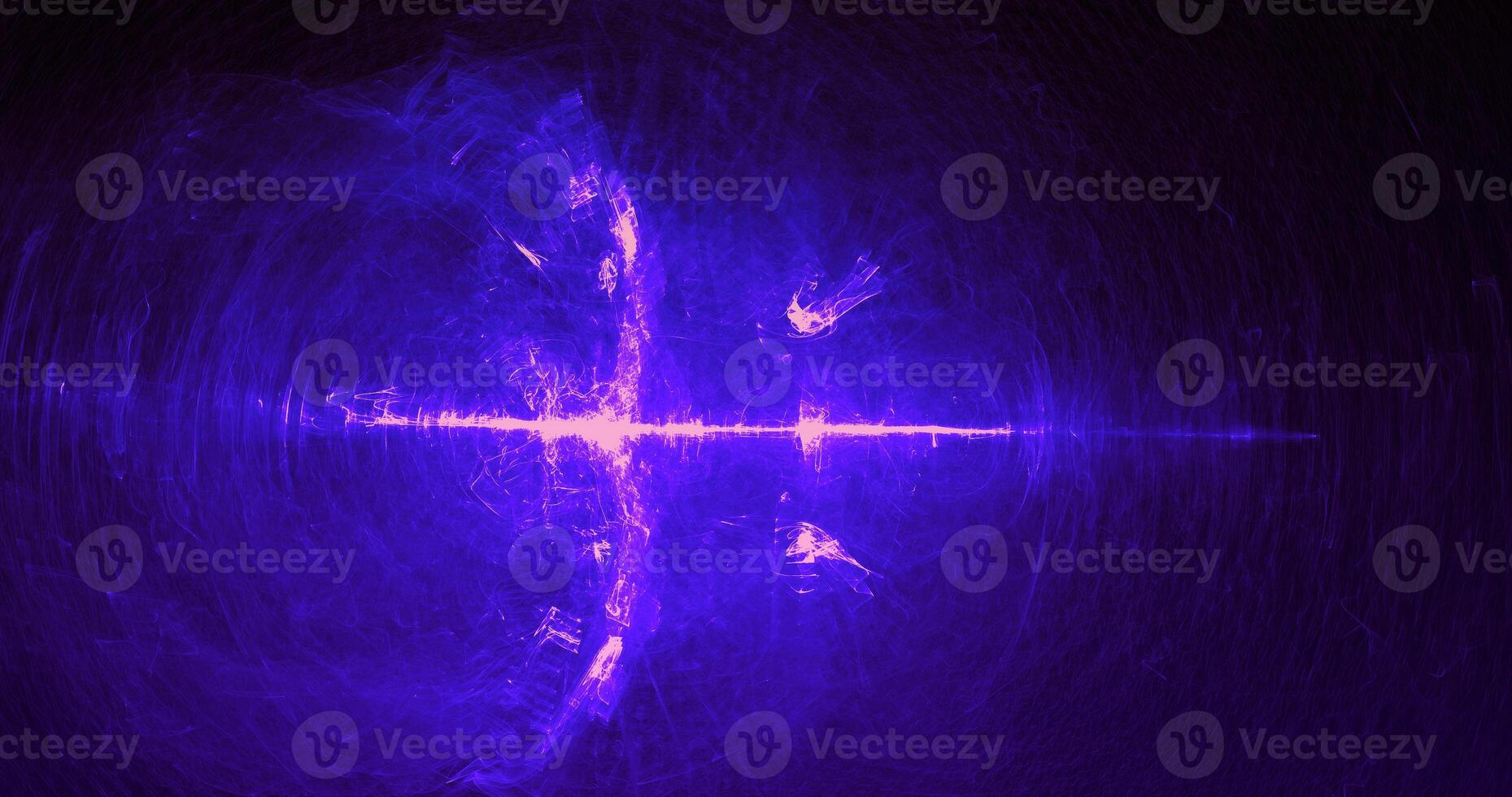 Blue Abstract Lines Curves Particles Background photo