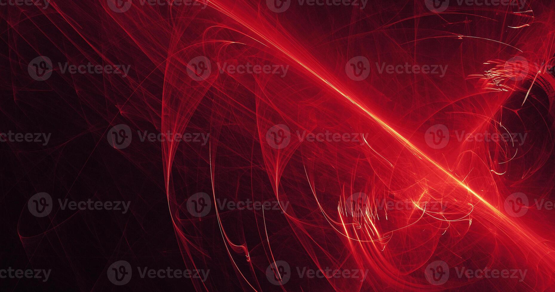 Red And Yellow Abstract Lines Curves Particles Background photo