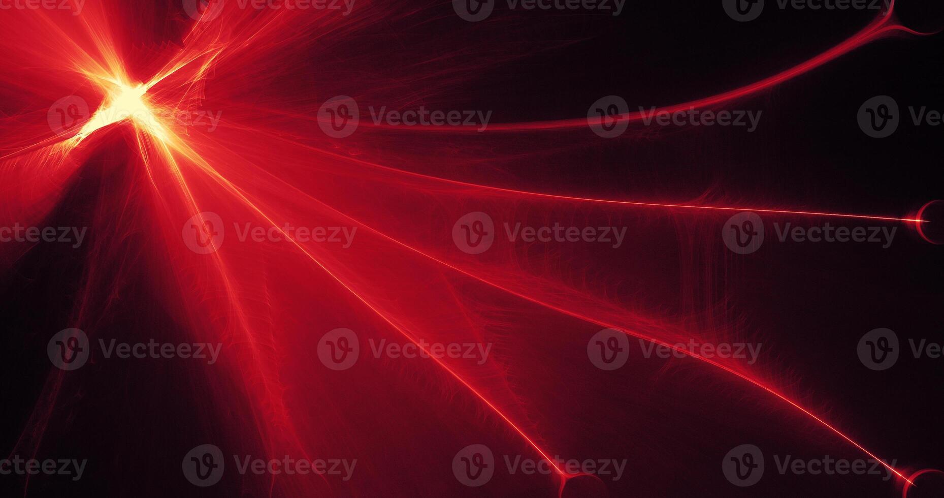 Red And Yellow Abstract Lines Curves Particles Background photo