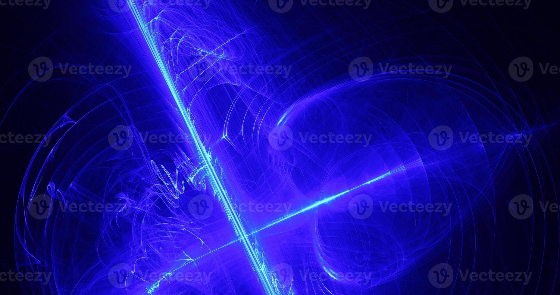 Blue Abstract Lines Curves Particles Background photo